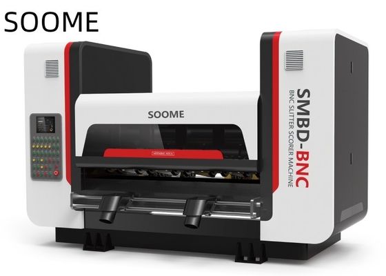 1-4S Αλλαγή παραγγελίας 250m/min Ταχύτητα BNC Inline Thin Blade Slitter Scorer Machine με σχεδιασμό Mutil-screw