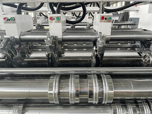 Ηλεκτρική ρύθμιση Thin Blade Slitter Scorer Machine με χειροκίνητη τροφοδοσία