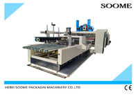 Ζαρωμένη μηχανή εκτύπωσης χαρτοκιβωτίων οθόνης αφής PLC για τη γραμμή συνδέσμων βιομηχανίας